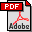 adobe pdf type document logo